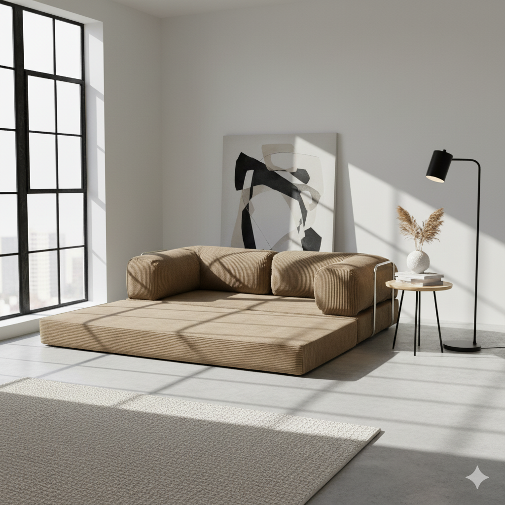 Lego Bank - Melkbruine kleur