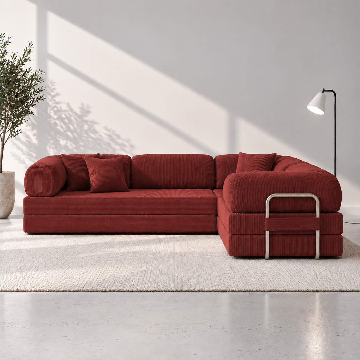 Nivo Hoekbank - Rood