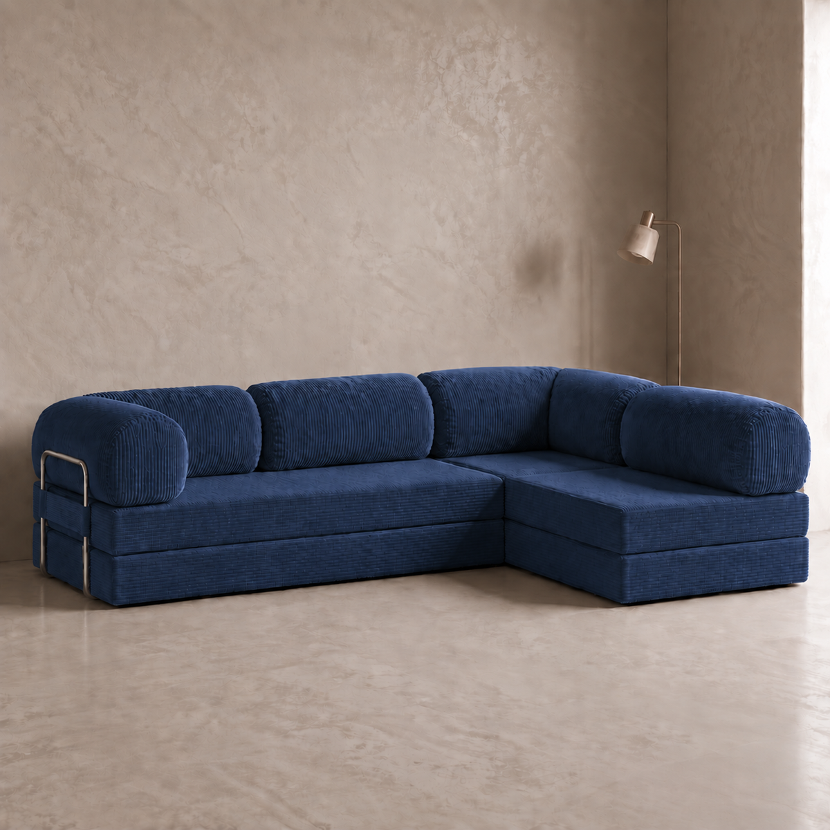 Nivo Open Hoekbank - Marineblauw