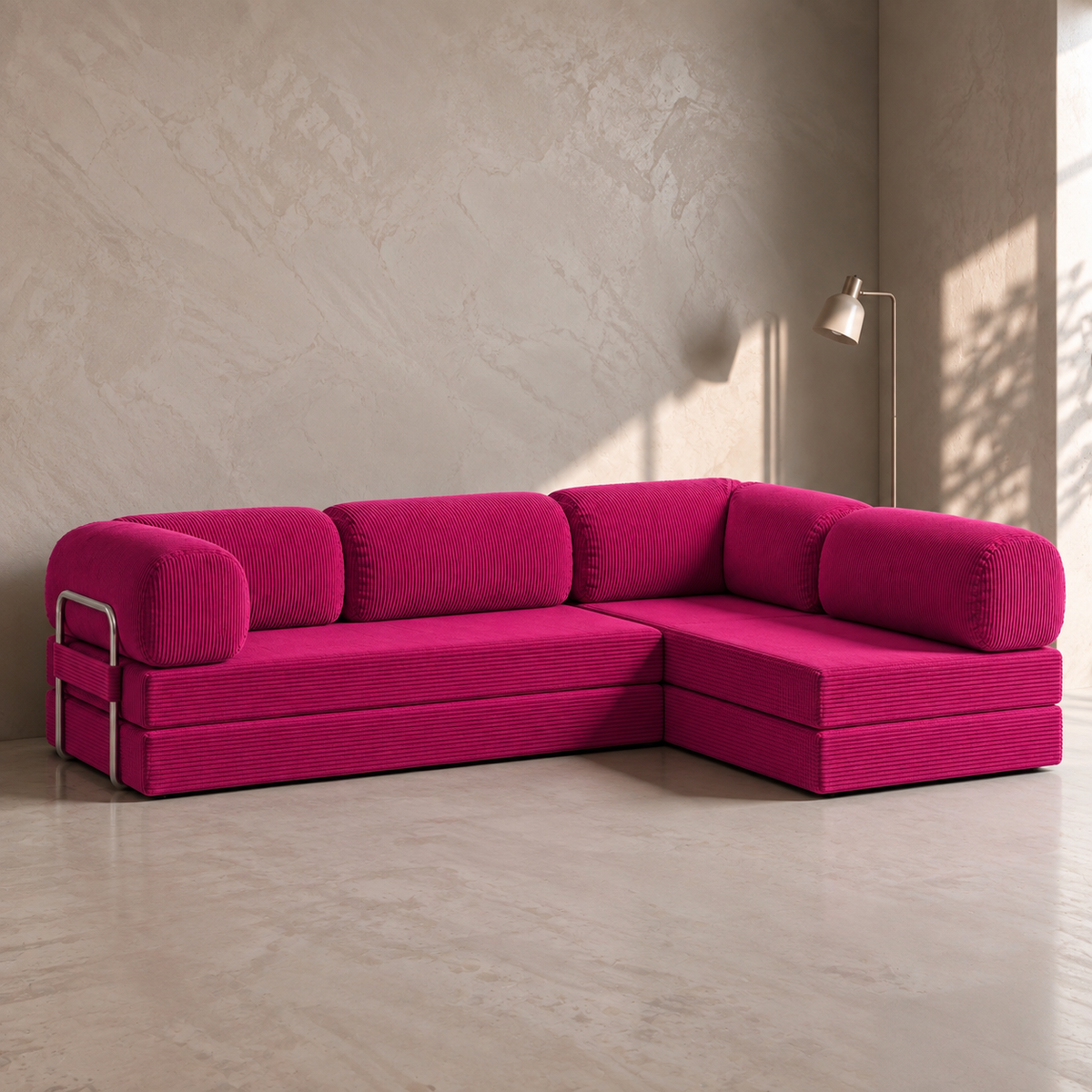Nivo Open Hoekbank - Fuchsia