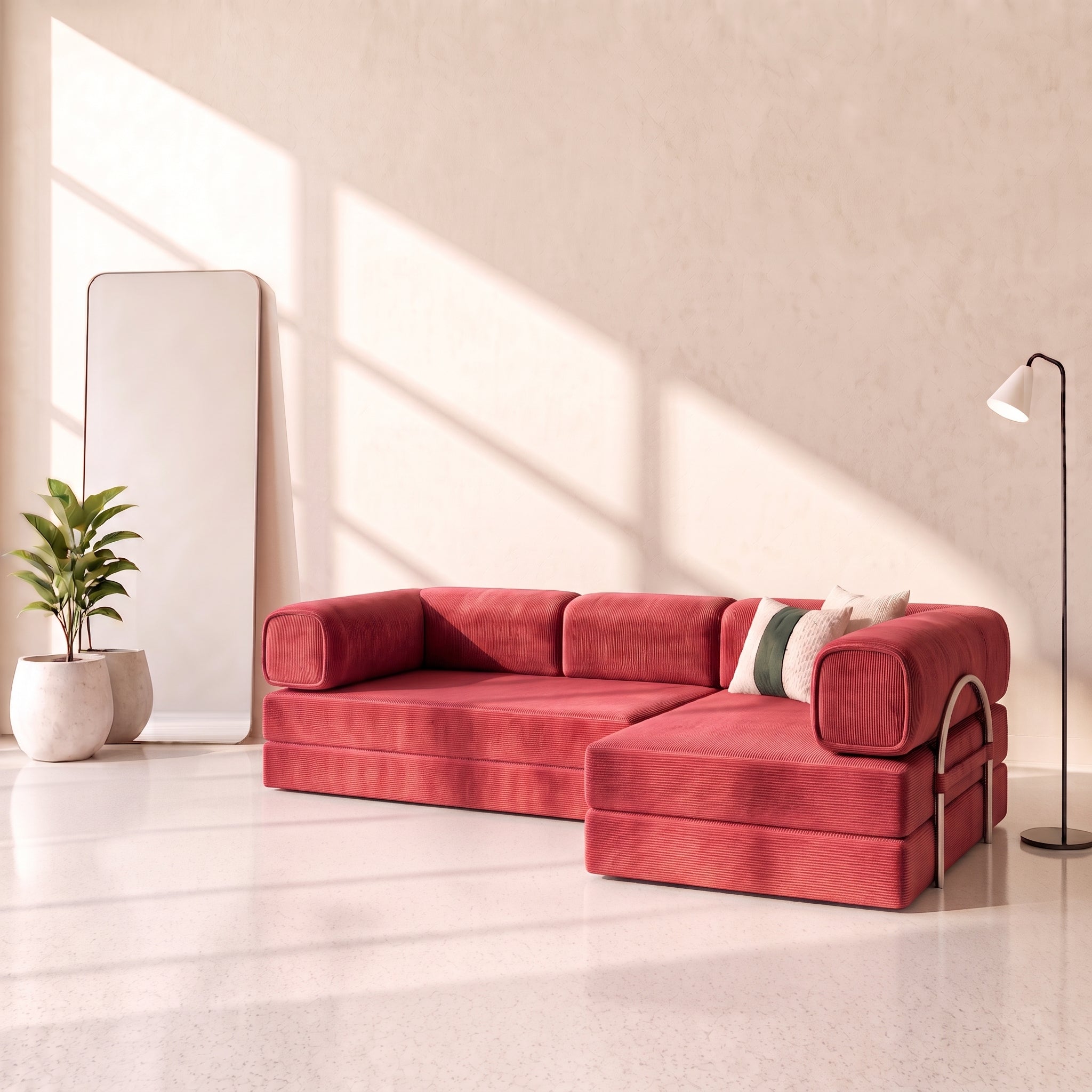 Nivo Open Hoekbank - Rood
